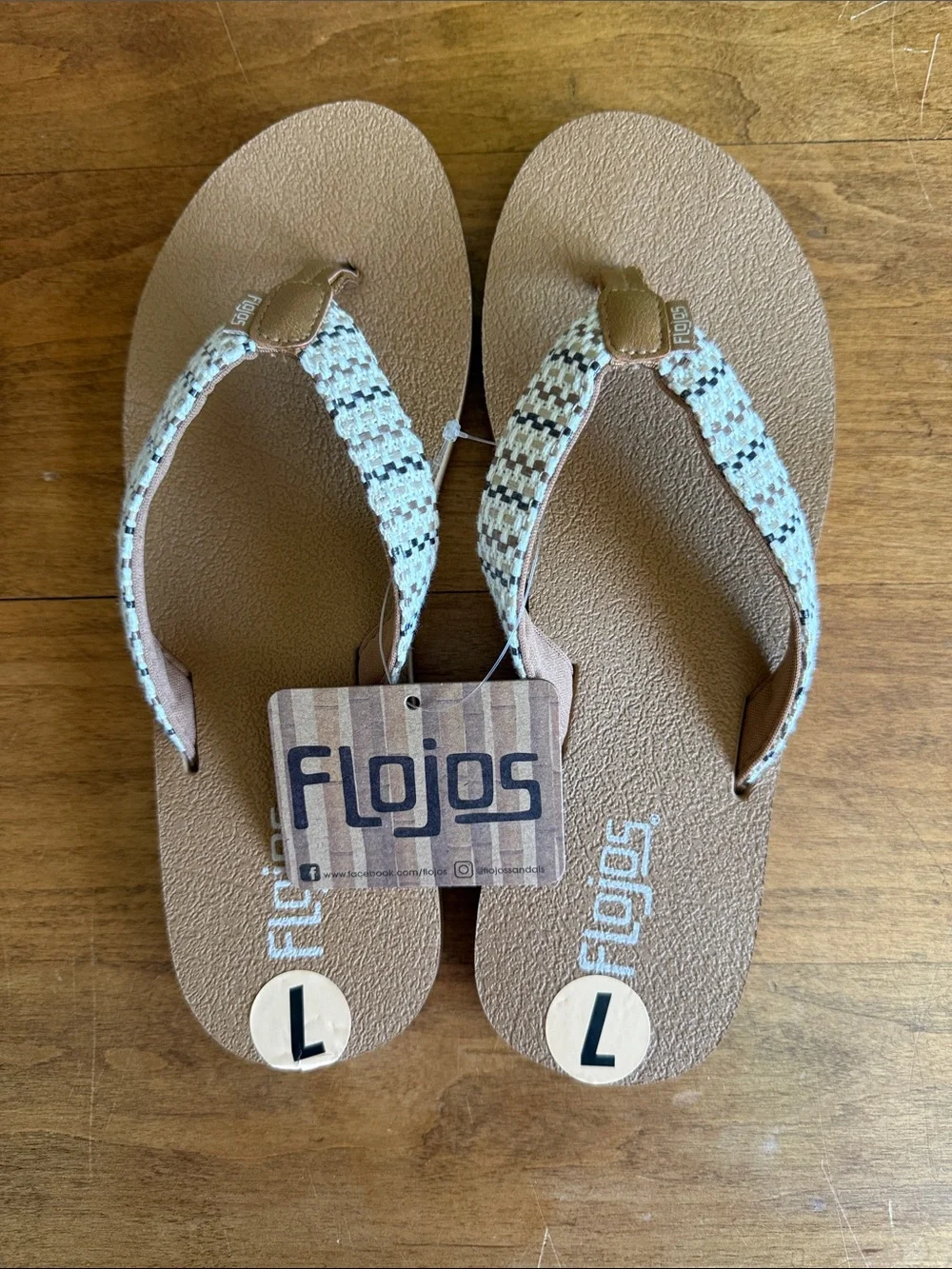 Flojos Juno Weave Comfort Casual Woven Sandals SZ 7 NWT